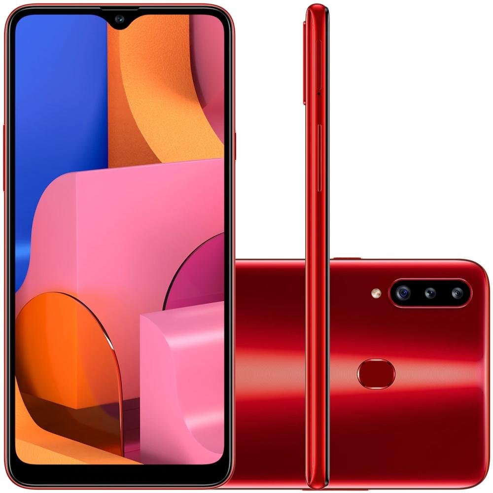 Smartphone Samsung Galaxy A20s, 32GB, 13MP, Tela 6.5´, Vermelho