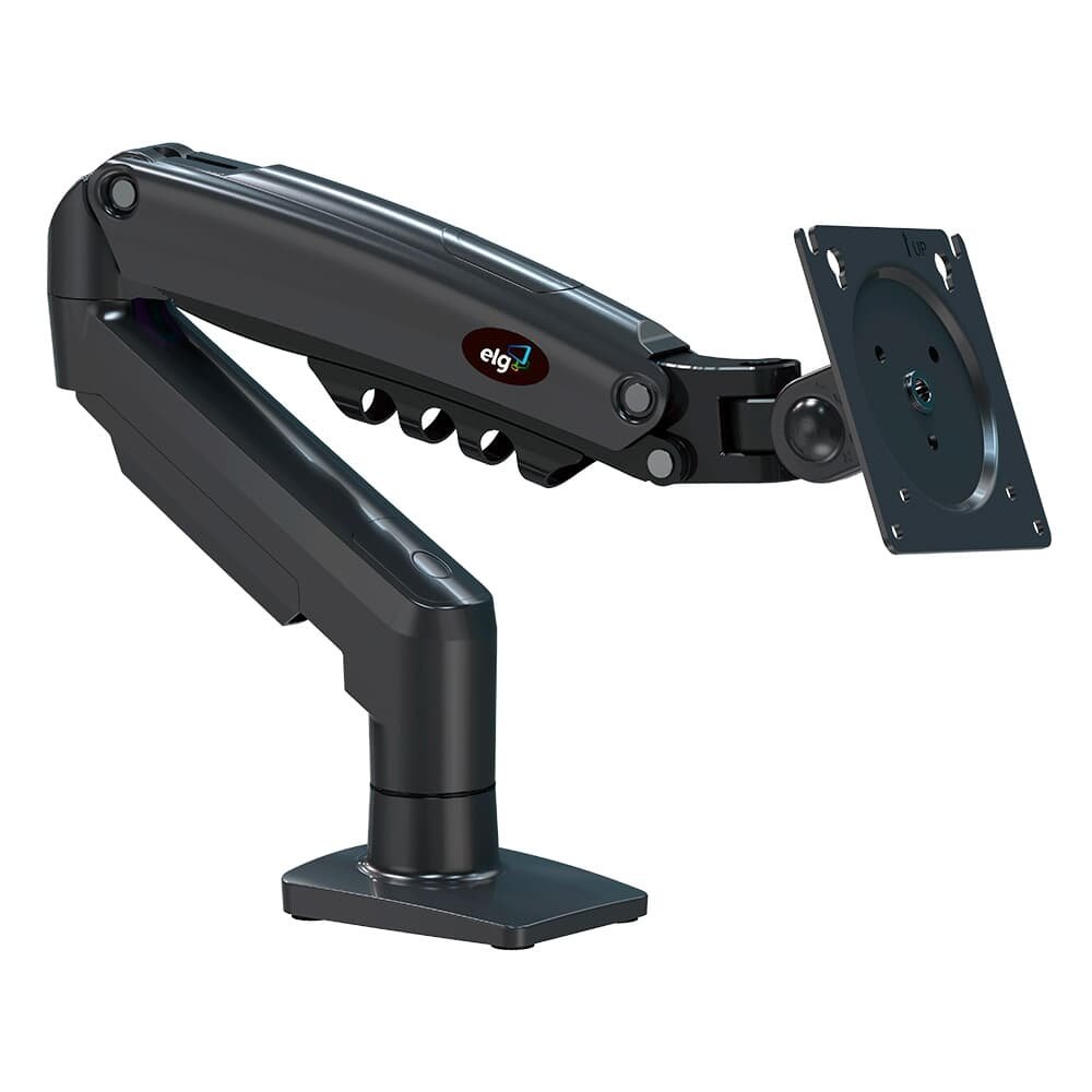 Suporte de Mesa Articulado para Monitores de 17" a 35", ELG, Ajuste de altura com Pistão a Gás - F80N