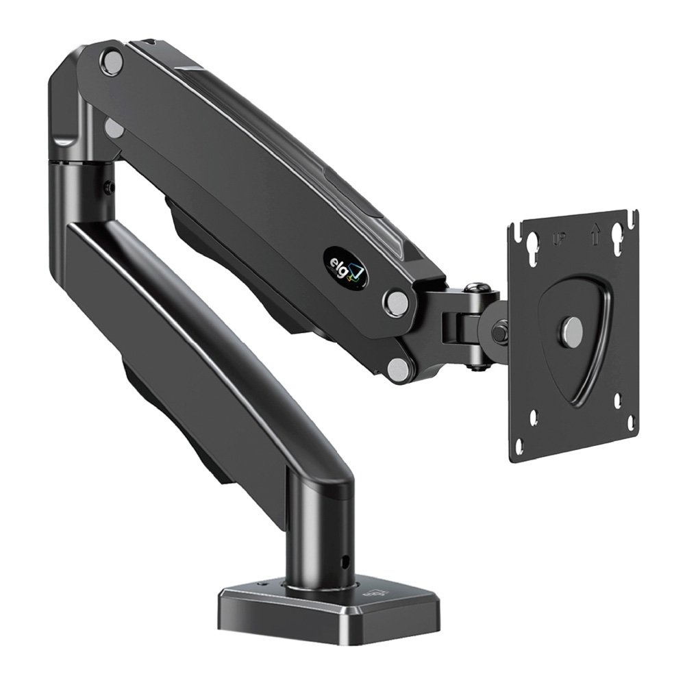 Suporte de Mesa Articulado para Monitores de 17" a 35", ELG, Ajuste de altura com Pistão a Gás - F80N Suporte de Mesa Articulado para Monitores de 17" a 35", ELG, Ajuste de altura com Pistão a Gás - F80N