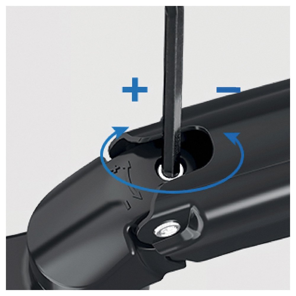 Suporte de Mesa Articulado para Monitores de 17" a 35", ELG, Ajuste de altura com Pistão a Gás - F80N Suporte de Mesa Articulado para Monitores de 17" a 35", ELG, Ajuste de altura com Pistão a Gás - F80N