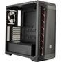Gabinete Gamer Cooler Master Masterbox MB511 TG, Mid Tower, com FAN, Lateral em Vidro, Preto/Vermelho - MCB-B511D-KGNN-S00