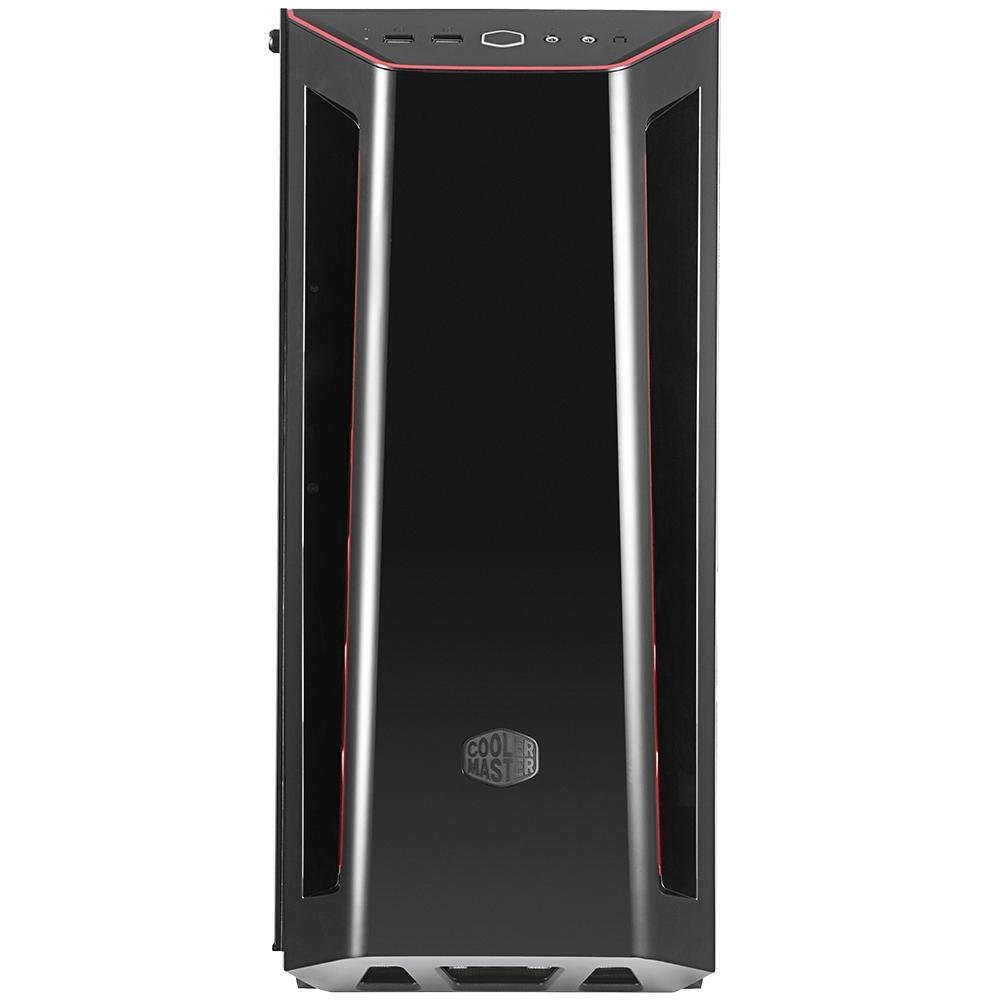 Gabinete Gamer Cooler Master MB520 TG, Mid Tower, com FAN, Lateral em Vidro, Preto/Vermelho - MCB-B520-KGNN-S00 Gabinete Gamer Cooler Master MB520 TG, Mid Tower, com FAN, Lateral em Vidro, Preto/Vermelho - MCB-B520-KGNN-S00