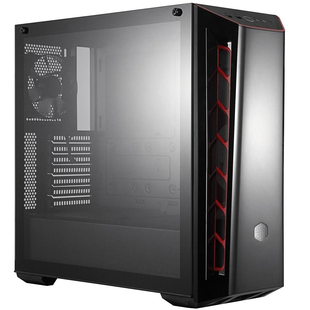 Gabinete Gamer Cooler Master MB520 TG, Mid Tower, com FAN, Lateral em Vidro, Preto/Vermelho - MCB-B520-KGNN-S00 Gabinete Gamer Cooler Master MB520 TG, Mid Tower, com FAN, Lateral em Vidro, Preto/Vermelho - MCB-B520-KGNN-S00