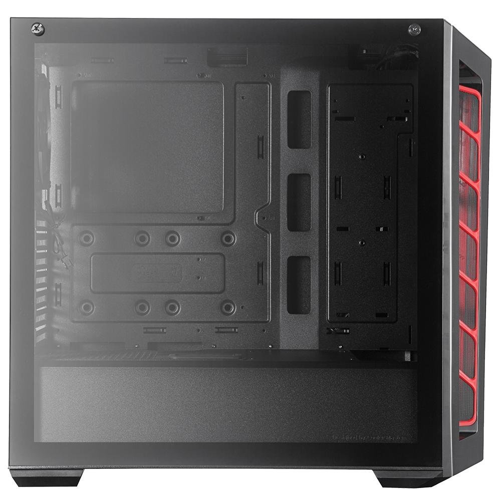Gabinete Gamer Cooler Master MB520 TG, Mid Tower, com FAN, Lateral em Vidro, Preto/Vermelho - MCB-B520-KGNN-S00 Gabinete Gamer Cooler Master MB520 TG, Mid Tower, com FAN, Lateral em Vidro, Preto/Vermelho - MCB-B520-KGNN-S00