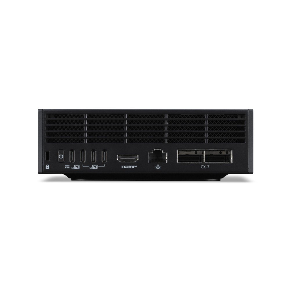 Workstation PC IA Acer VGN100-BD11, Nvidia DGX 20 Núcleos, ConnectX-7, 128GB RAM, Linux, Preto - VGN100-BD11 - view 3