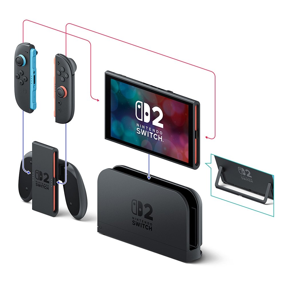 Imagem 8 de 16 do produto Console Nintendo Switch 2, 256GB, Wi-Fi, Bluetooth, Bundle Nintendo Switch Sports Resort, Light Blue e Light Red - 045496886820