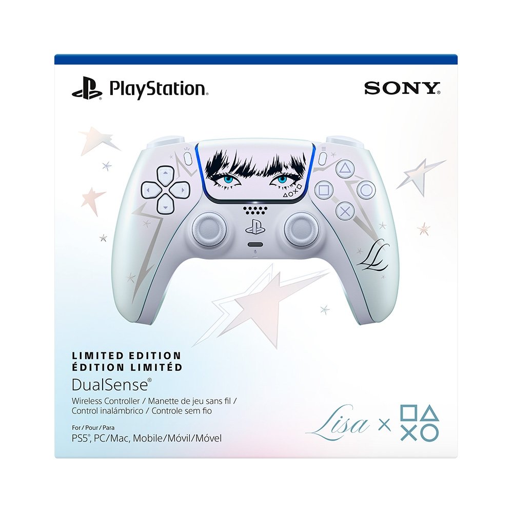 Imagem 7 de 7 do produto Controle Sem Fio Dualsense Edição Limitada da LISA do BLACKPINK, PS5, Branco - CFI-ZCT2W