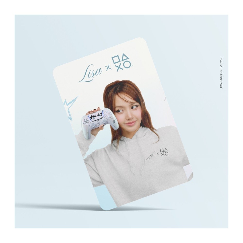 Imagem 2 de 7 do produto Controle Sem Fio Dualsense Edição Limitada da LISA do BLACKPINK, PS5, Branco - CFI-ZCT2W