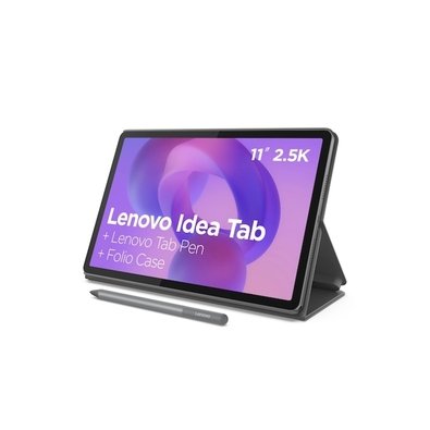 Tablet Lenovo Idea Tab, 8GB RAM, 128GB, 11 2.5K, 90Hz, Wi-Fi, Android 15, com Caneta e Capa, Cinza - ZAFR0856BR