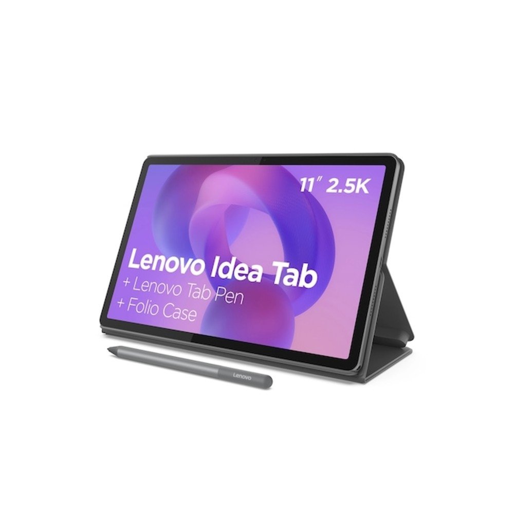 Tablet Lenovo Idea Tab, 8GB RAM, 128GB, 11 2.5K, 90Hz, Wi-Fi, Android 15, com Caneta e Capa, Cinza - ZAFR0856BR