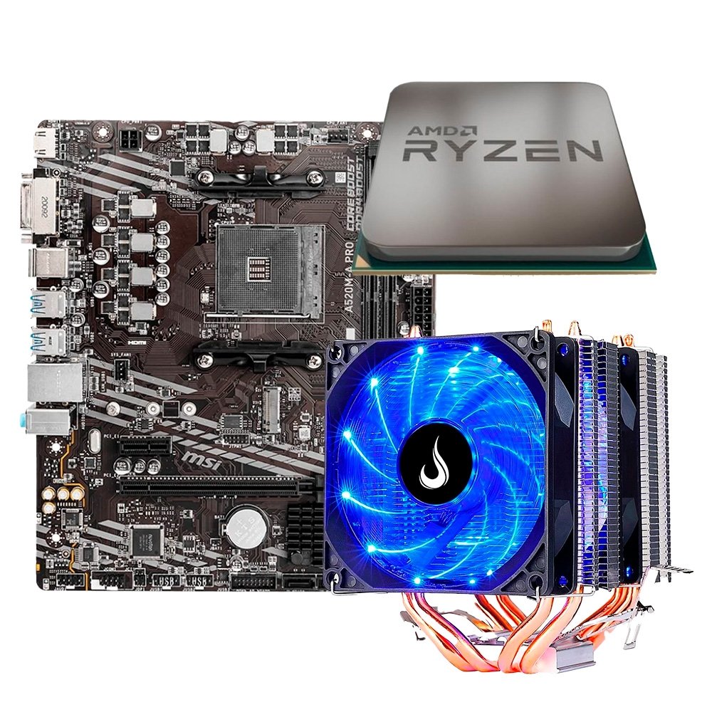 Kit de atualização para PC: Ryzen 5 e placa AM4