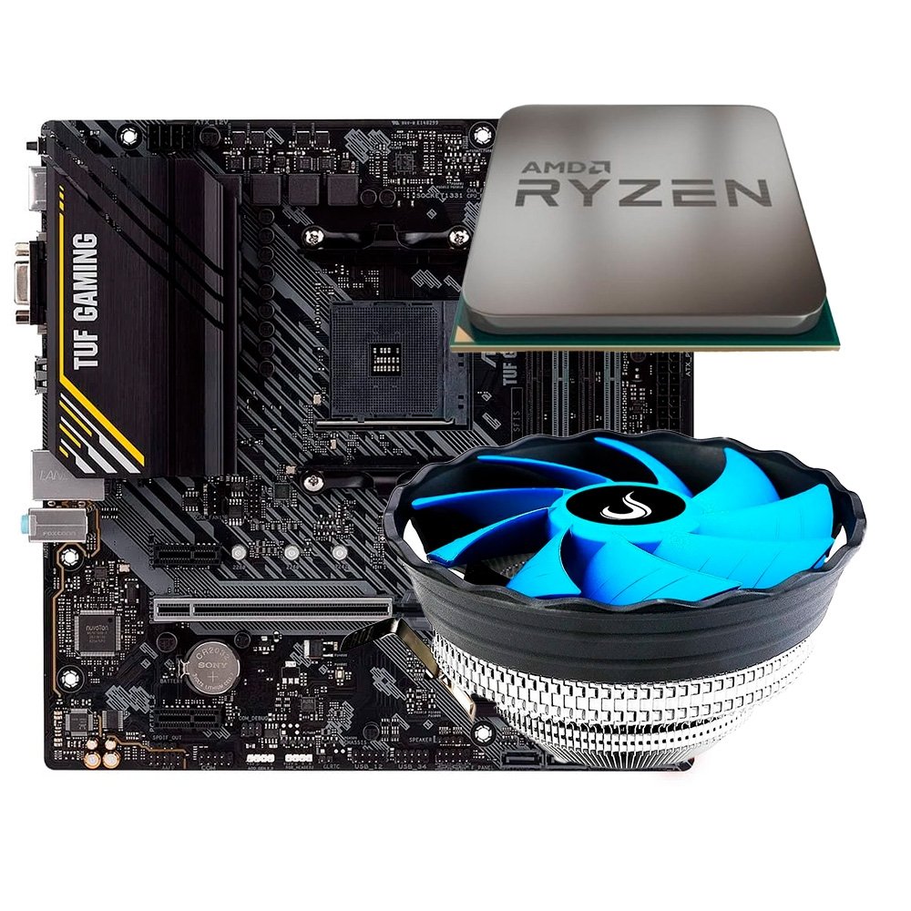 Kit de atualização Ryzen 5 Placa-Mãe AM4 | KaBuM!