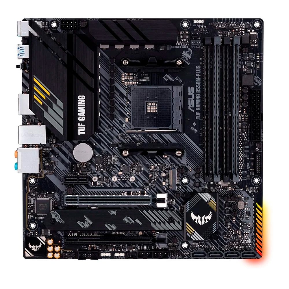 Placa-Mãe ASUS TUF Gaming B550M-Plus + Processador AMD Ryzen 7 5700X + Water Cooler MACH1 Logic - view 2