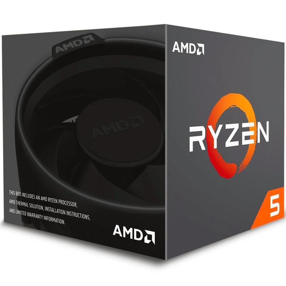 Processador AMD Ryzen 5 1600, 3.2GHz (3.6GHz Max Turbo), Cache 19MB, AM4 - YD1600BBAFBOX Processador AMD Ryzen 5 1600, 3.2GHz (3.6GHz Max Turbo), Cache 19MB, AM4 - YD1600BBAFBOX