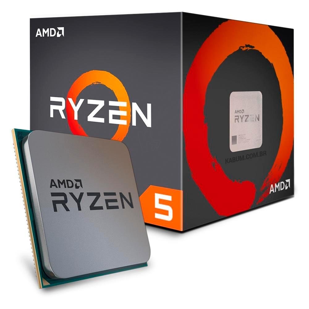 Processador AMD Ryzen 5 1600, 3.2GHz (3.6GHz Max Turbo), Cache 19MB, AM4 - YD1600BBAFBOX Processador AMD Ryzen 5 1600, 3.2GHz (3.6GHz Max Turbo), Cache 19MB, AM4 - YD1600BBAFBOX