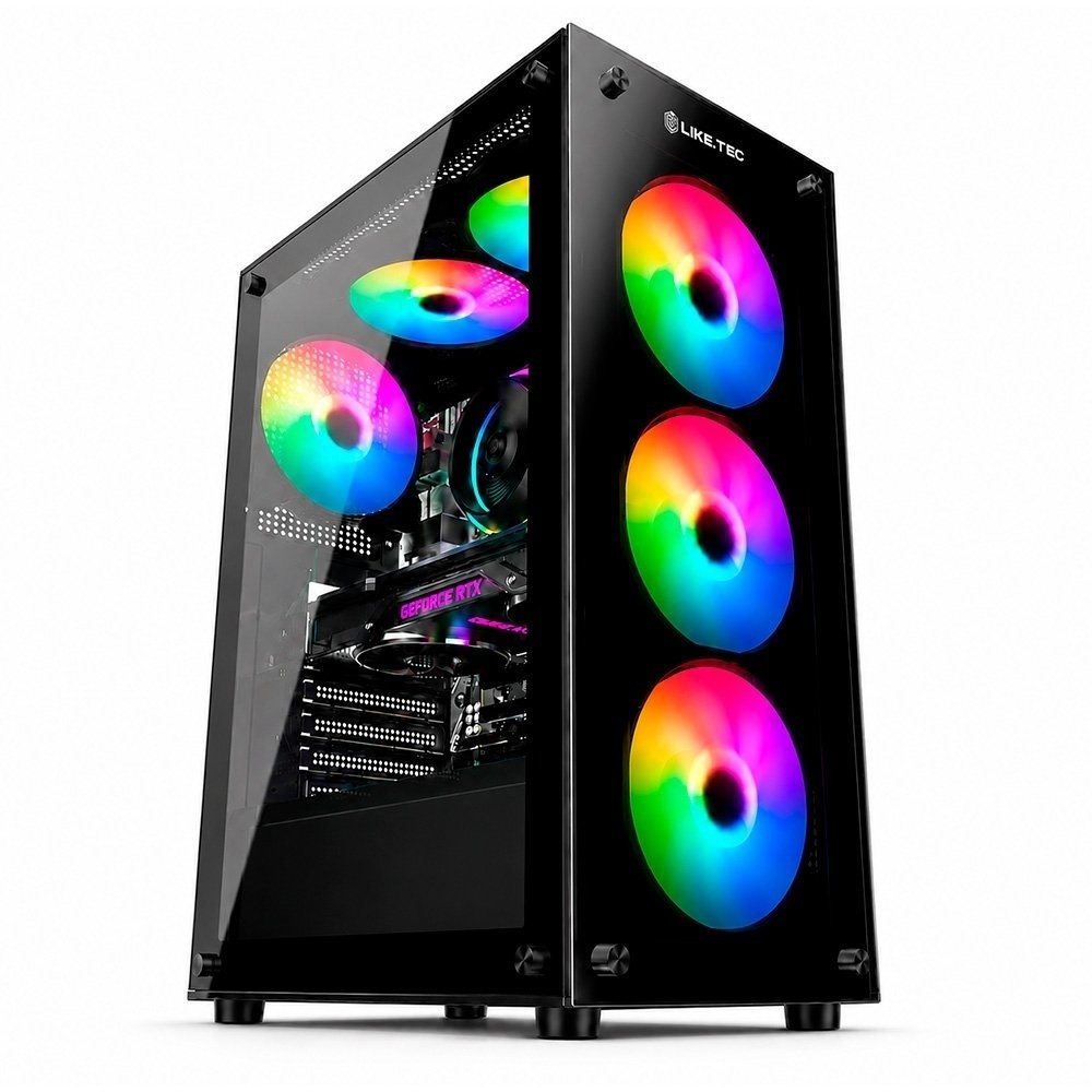 Imagem 12 de 19 do produto PC Gamer KaBuM! 5500F, Radeon RX 7600, 16GB DDR4, SSD 480G