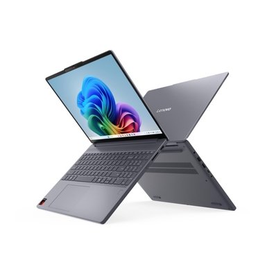 Notebook Copilot+ Lenovo IdeaPad Slim 3x, Snapdragon X, 16GB RAM, SSD 1TB, 15.3 WUXGA, Windows 11 Home, Cinza - 83TW0003BO