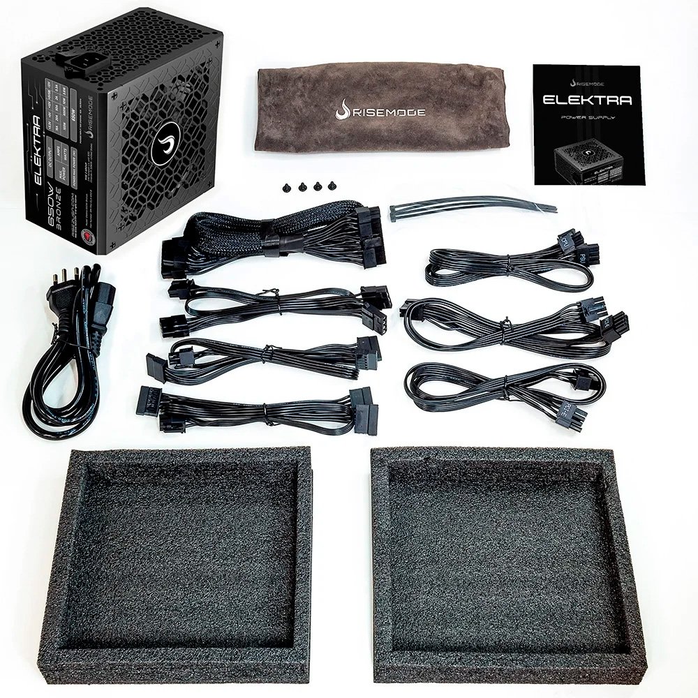 Placa de Vídeo RX 7600 Challenger ASRock + Fonte Gamer Rise Mode Elektra, 650W - view 5