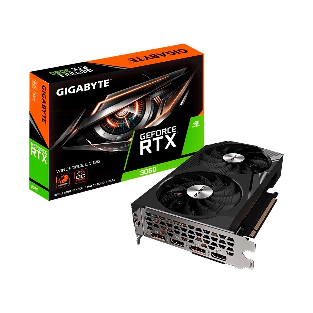 Placa de Vídeo RTX 3060 Windforce OC 12G (rev. 2.0) Gigabyte + Fonte Gamer Redragon Charge, 650w, 80 Plus Bronze - view 2