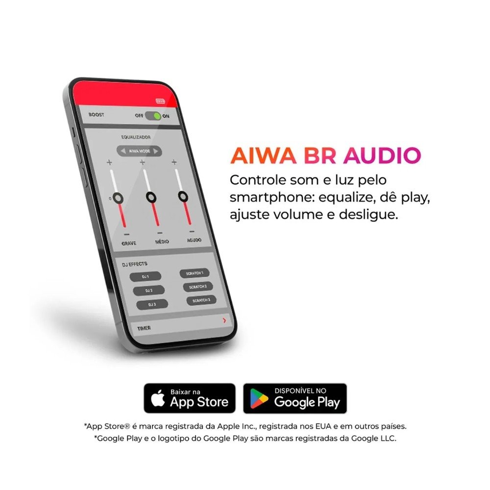 Caixa de Som AIWA AWS-SP-06-B, 10W, Bluetooth, IPX6, Bateria até 12 Horas, Bivolt, Preto - AWS-SP-06-B - view 4