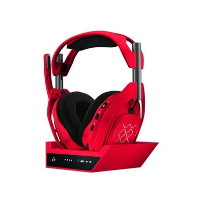 Headset Gamer Sem Fio Logitech G Astro A50 X LIGHTSPEED, Base Station, PRO-G GRAPHENE, Bluetooth, HDMI 2.1 Passthru, 939-002280 - Vermelho