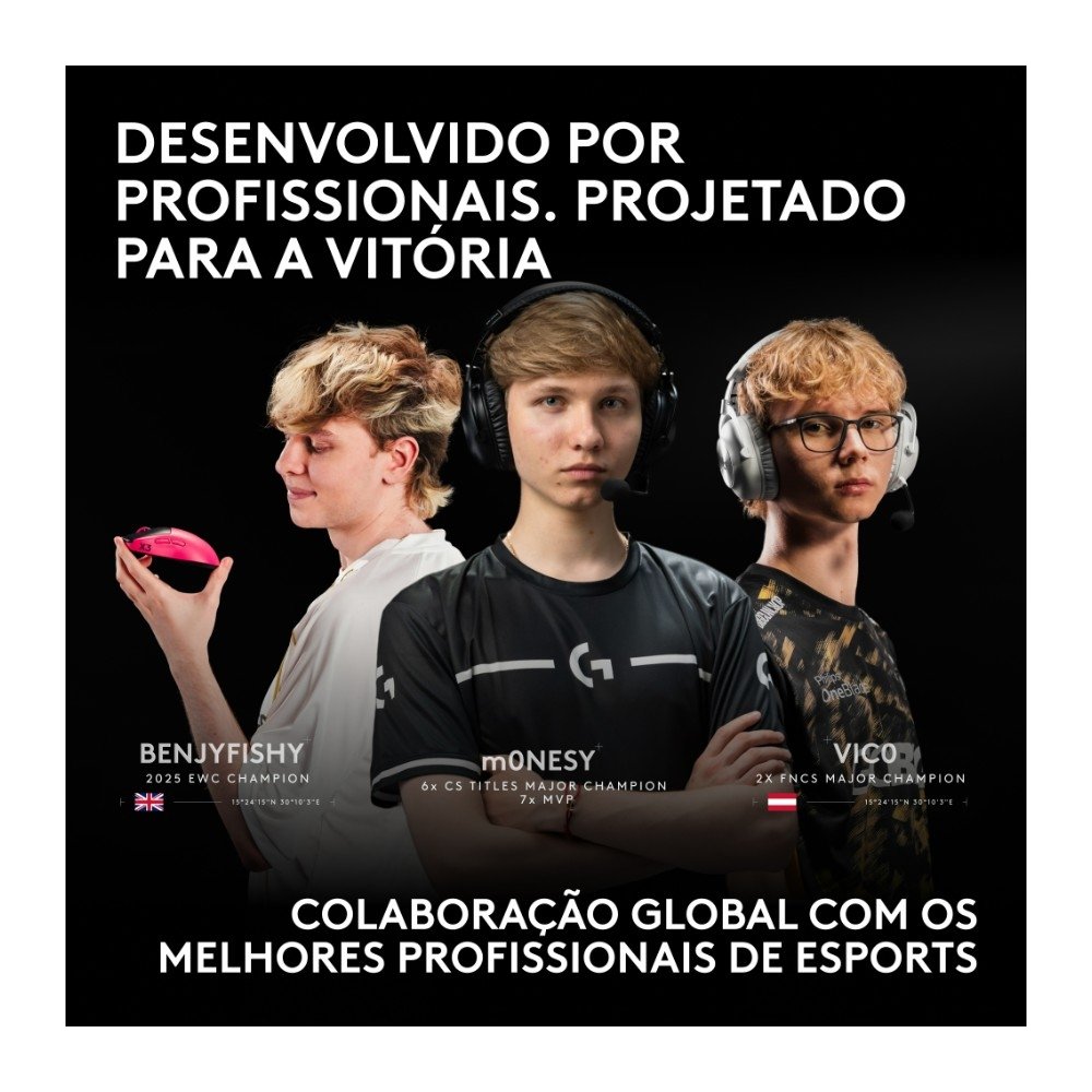 Imagem 8 de 10 do produto Mouse Gamer Sem Fio Logitech G PRO X3 SUPERSTRIKE LIGHTSPEED, 59 g, Taxa de Atualização (até 8 kHz), Botões Programáveis, Preto - 910-007877