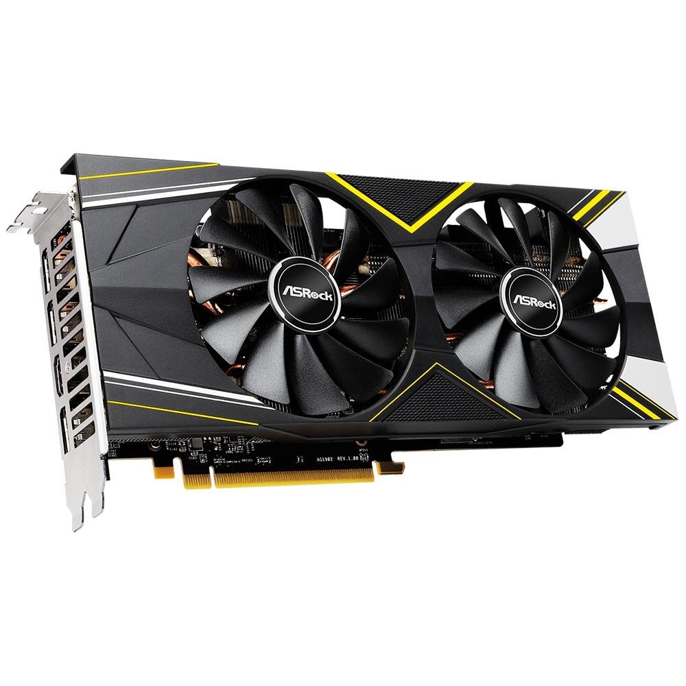 Imagem 2 de 6 do produto Placa de Video Asrock AMD Radeon RX 5700 XT Challenger D OC, 8GB, GDDR6 - 90-GA18ZZ-00UANF