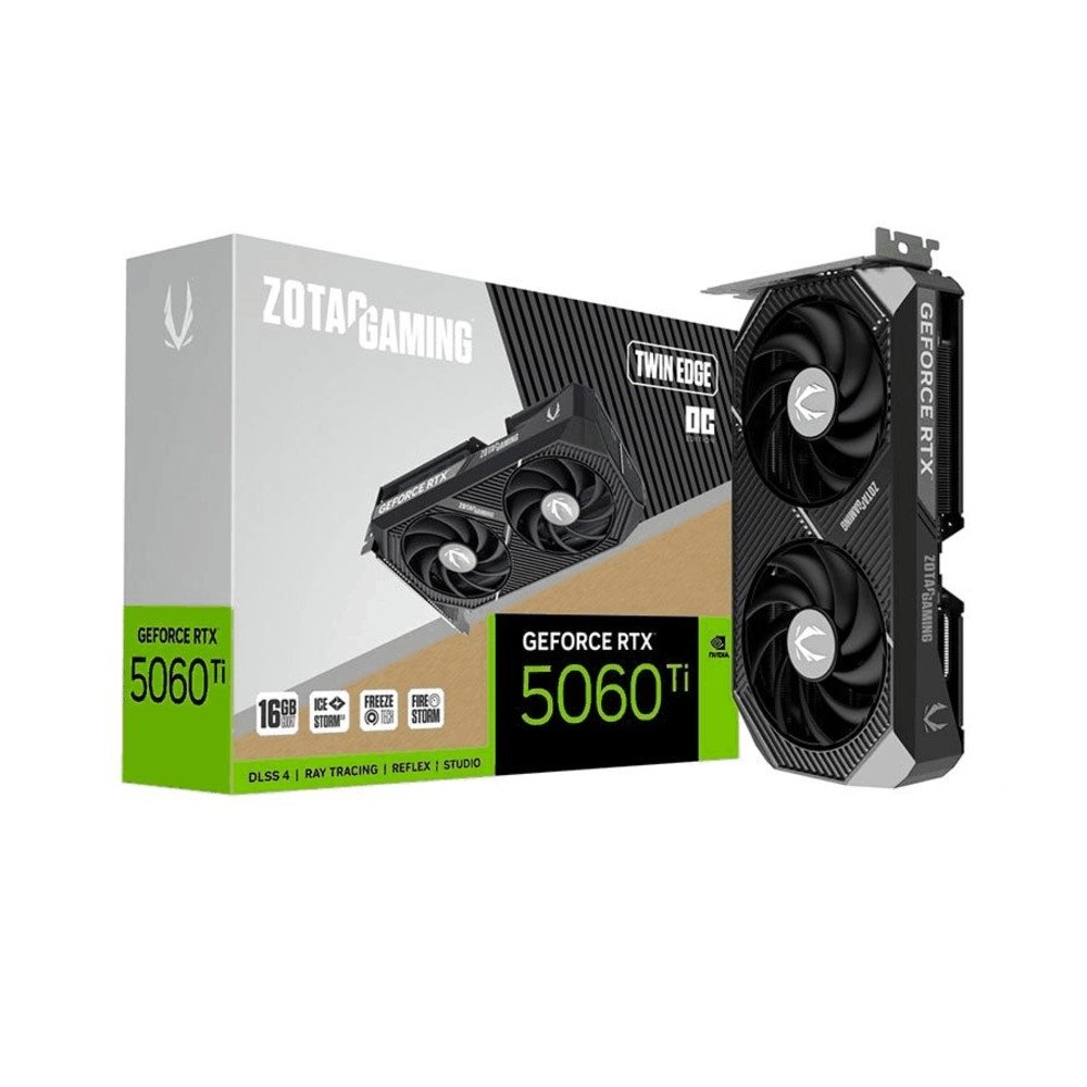 Placa de Vídeo Zotac RTX 5060TI 16GB TWIN EDGE OC NVIDIA GeforceGDDR7 128BITS ZOTAC ZT-B50620H-10M - view 4