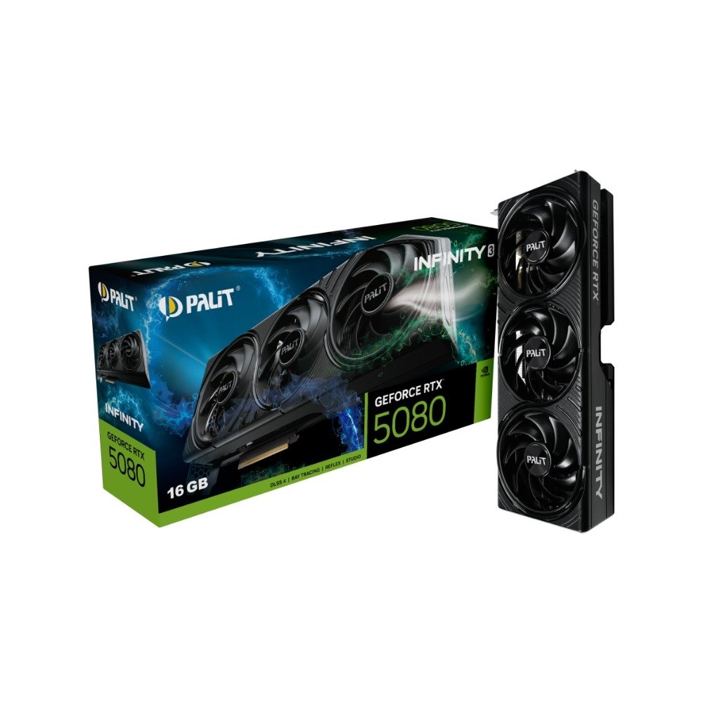Placa de Vídeo Palit RTX5080 INFINITY 3 16GB GDDR7 - NE75080019T2-GB2035S - view 2