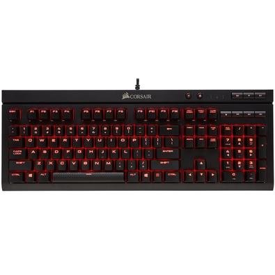 RRR様 Teclado Mecânico Gamer Corsair K68, LED Vermelho, Switch Cherry MX