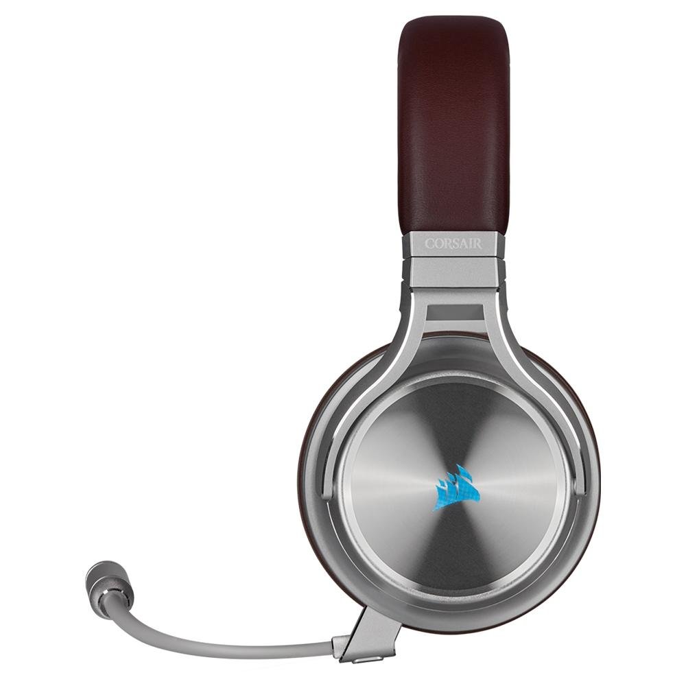 ヘッドホン CORSAIR VIRTUOSO RGB WIRELESS SE Headset Sem Fio Gamer Corsair Virtuoso SE Premium, RGB, Som