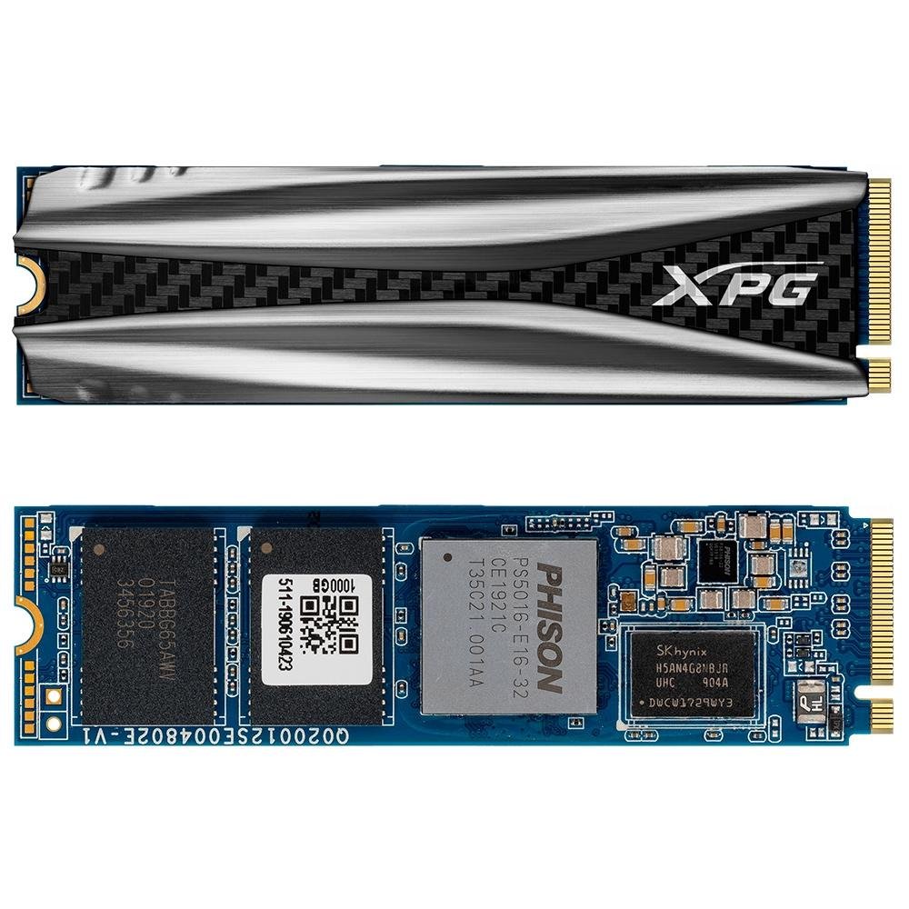 SSD 1 TB XPG Gammix S50, M.2, PCIe, Leitura: 5000MB/s e