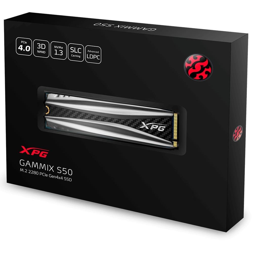 メモリー XPG 2TB M.2 NVMe SSD SSD 2TB XPG S70 Blade, para PC e PS5, PCIe Gen4x4, M.2 NVMe