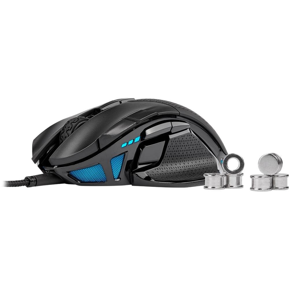 Mouse Gamer Corsair NightSword, RGB, 8 Botões, 18000DPI, Preto - CH-9306011-NA Mouse Gamer Corsair NightSword, RGB, 8 Botões, 18000DPI, Preto - CH-9306011-NA