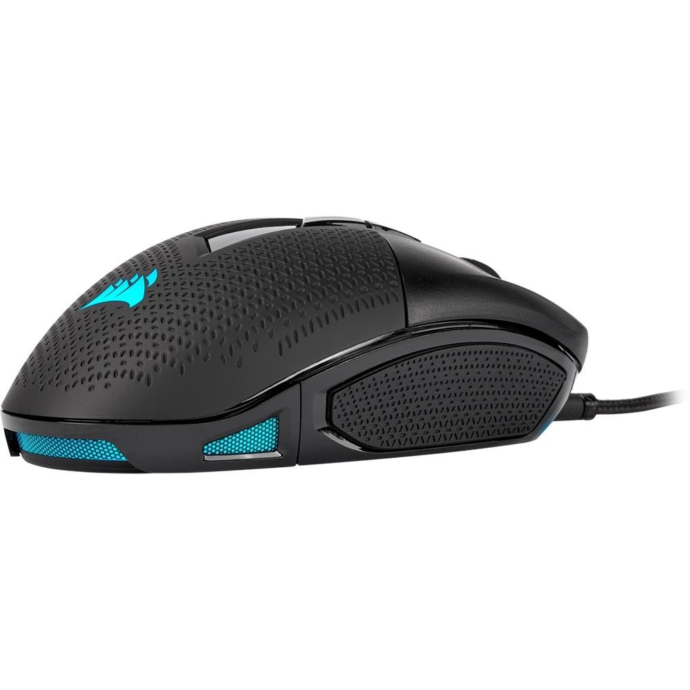 Mouse Gamer Corsair NightSword, RGB, 8 Botões, 18000DPI, Preto - CH-9306011-NA Mouse Gamer Corsair NightSword, RGB, 8 Botões, 18000DPI, Preto - CH-9306011-NA