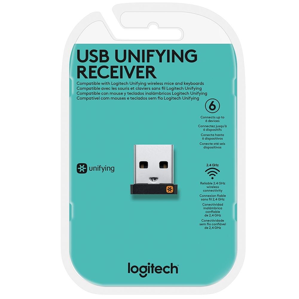 Imagem 3 de 3 do produto Adaptador Unifying USB 3.0, Logitech, Preto - 910-005235