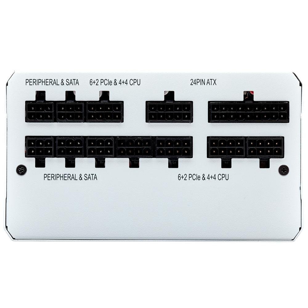 Imagem 3 de 12 do produto Fonte Corsair RM850x, 850W, 80 Plus Gold, Modular, Branco - CP-9020188-WW