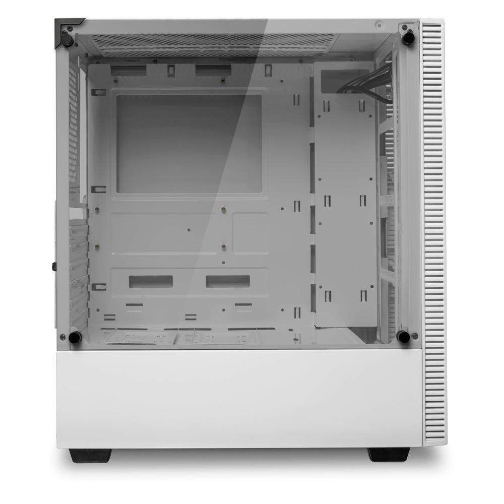 Gabinete Gamer T-Dagger Cube White, Mid Tower, Lateral em Vidro, Sem FANs, Branco - T-TGC305W - view 5