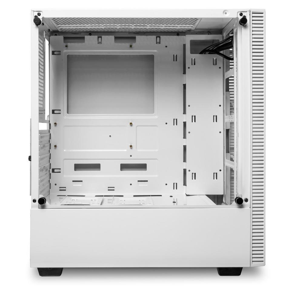 Gabinete Gamer T-Dagger Cube White, Mid Tower, Lateral em Vidro, Sem FANs, Branco - T-TGC305W - view 7