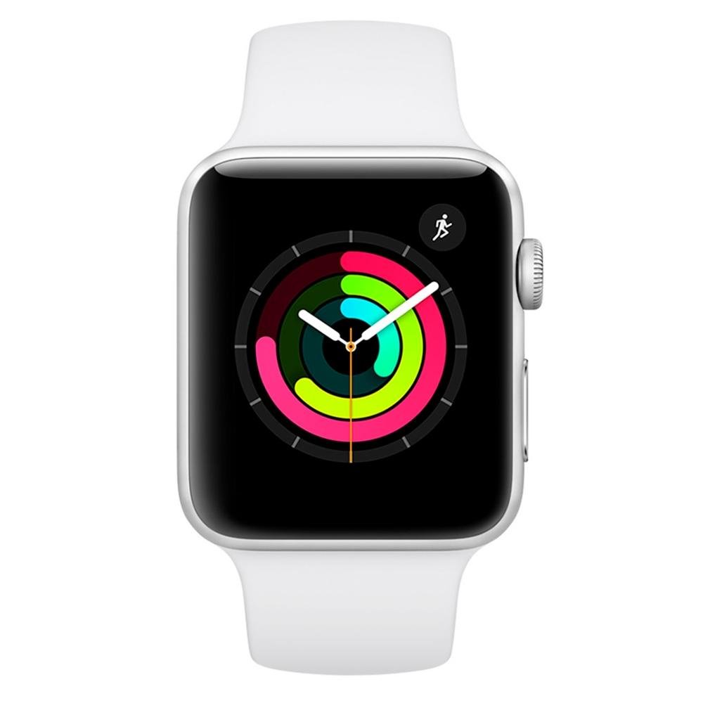 Apple Watch S3, GPS, 42mm, Prata, Pulseira Branca - MTF22BZ/A | KaBuM! Apple Watch S3, GPS, 42mm, Prata, Pulseira Branca - MTF22BZ/A | KaBuM!