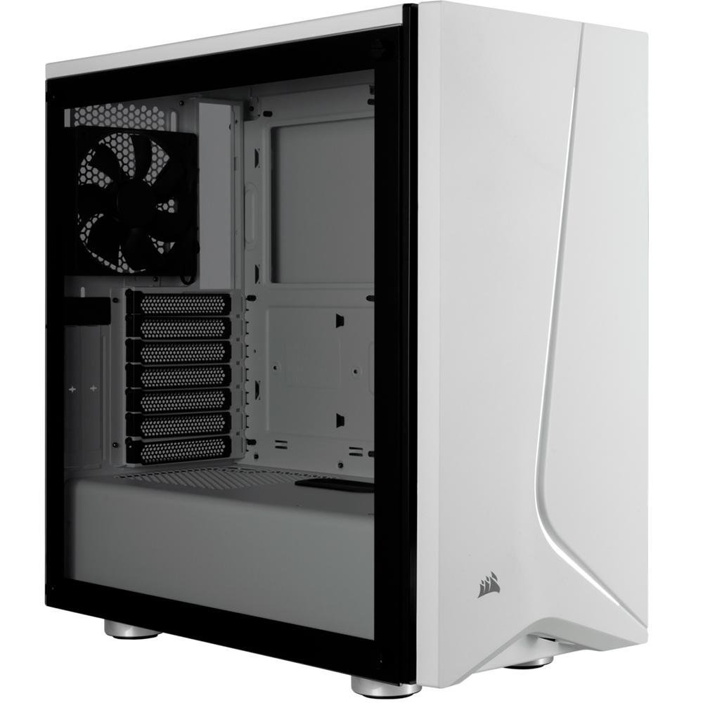 Imagem 2 de 7 do produto Gabinete Gamer Corsair Carbide SPEC-06 TG , Mid Tower, Lateral em Vidro, Branco - CC-9011145-WW