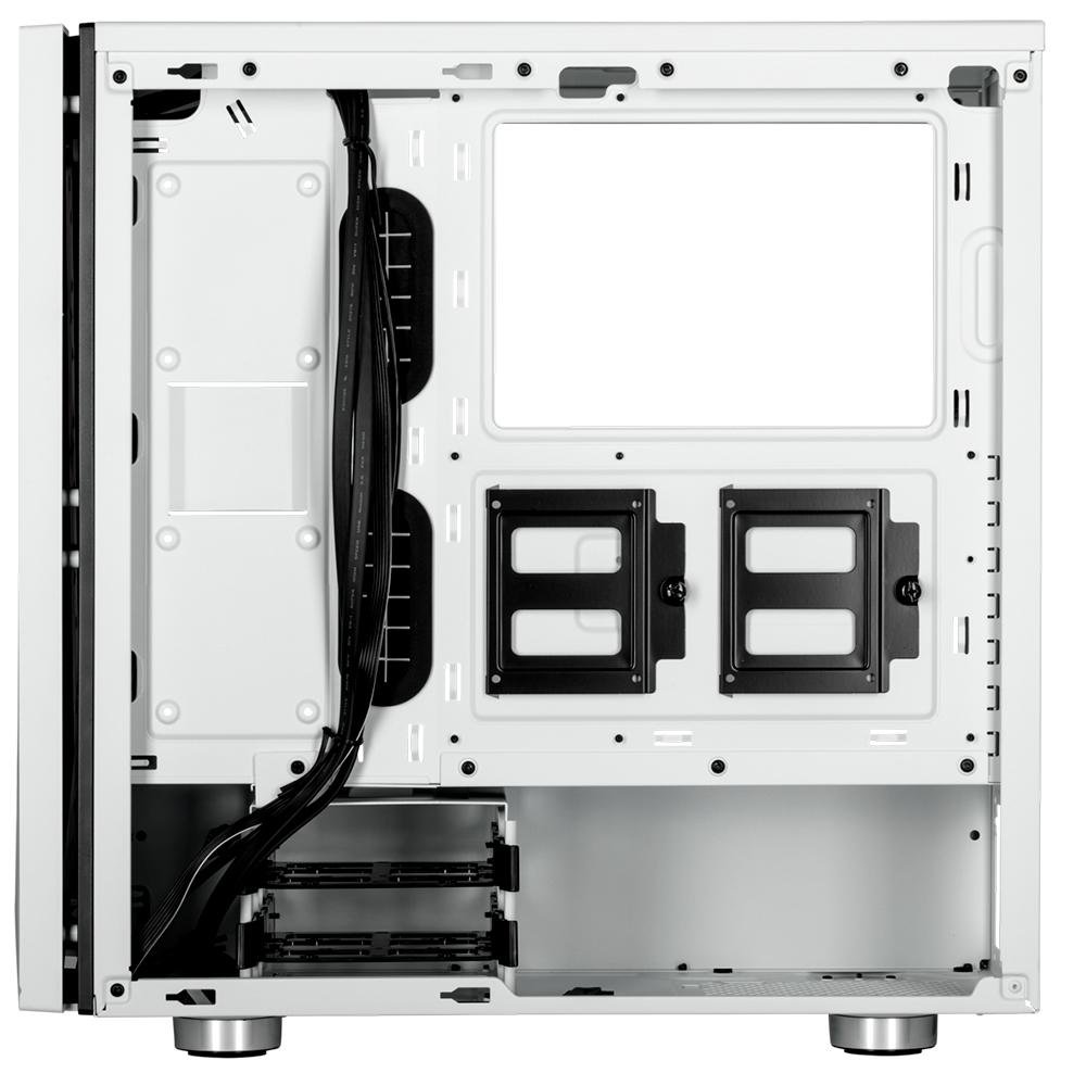 Imagem 5 de 7 do produto Gabinete Gamer Corsair Carbide SPEC-06 TG , Mid Tower, Lateral em Vidro, Branco - CC-9011145-WW