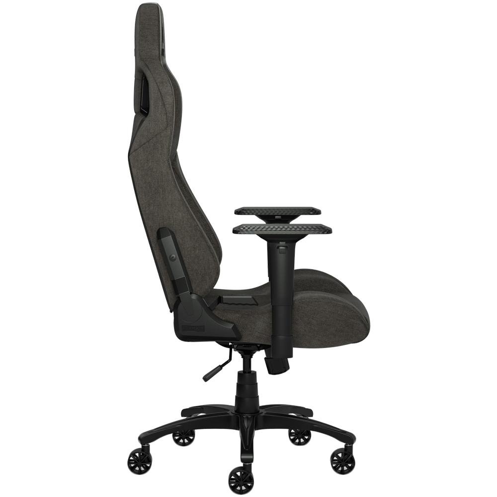 Cadeira Gamer Corsair T3 Rush, Até 120Kg, Apoio de Braços 4D, com Almofadas, Reclinável, Cilindro de Gás Classe 4, Carvão - CF-9010029-WW
