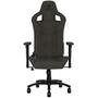 Cadeira Gamer Corsair T3 Rush, Até 120Kg, Apoio de Braços 4D, com Almofadas, Reclinável, Cilindro de Gás Classe 4, Carvão - CF-9010029-WW