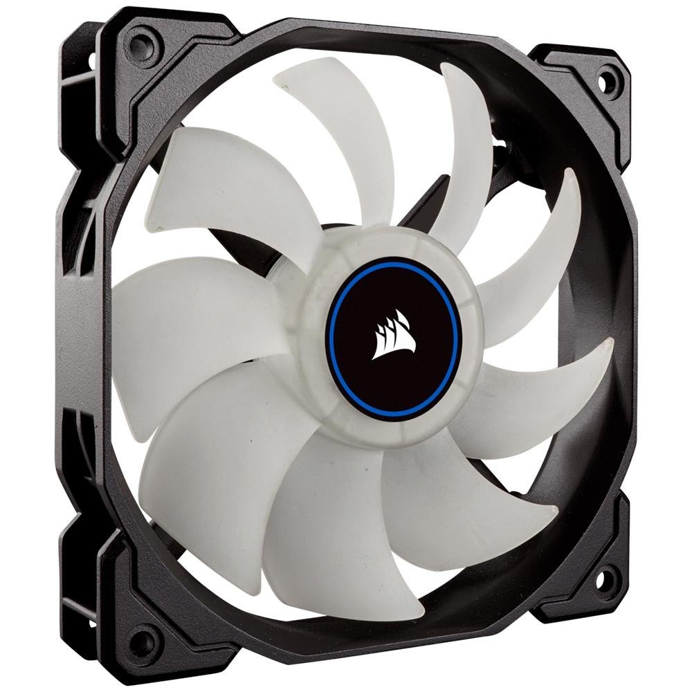 Imagem 4 de 5 do produto Cooler Fan Corsair AF120, 3 Unidades, 120mm, LED Azul, Preto - CO-9050084-WW