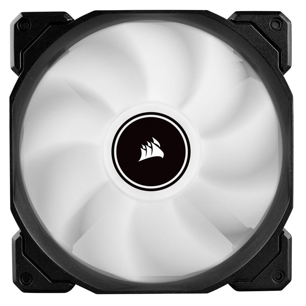 Imagem 2 de 6 do produto Cooler Fan Corsair AF140, 2 Unidades, 140mm, LED Branco, Preto - CO-9050088-WW