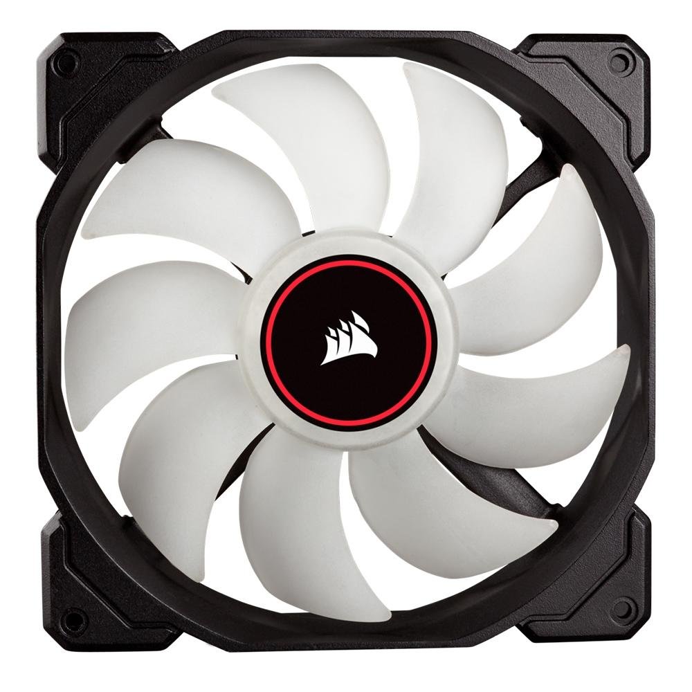 Imagem 5 de 6 do produto Cooler Fan Corsair AF140, 2 Unidades, 140mm, LED Vermelho, Preto - CO-9050089-WW