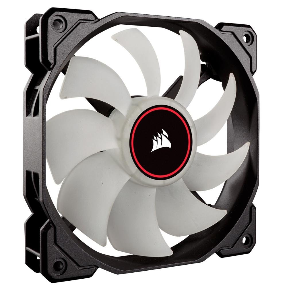 Imagem 4 de 6 do produto Cooler Fan Corsair AF140, 2 Unidades, 140mm, LED Vermelho, Preto - CO-9050089-WW