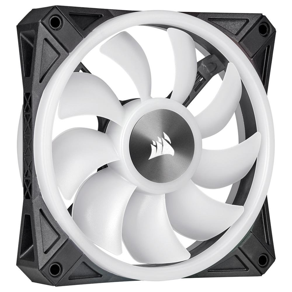 Ventoinha Corsair QL Series, 120mm, RGB, Preto - CO-9050097
