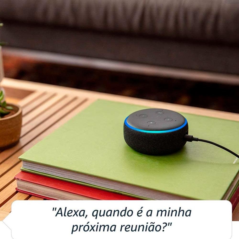 Imagem 5 de 10 do produto Echo Dot (3ª Geração) com Alexa, Amazon Smart Speaker Preto